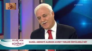 ▶Gusül Abdesti Alırken Avret Yerleri Örtülmelimi Nihat Hatipoğlu [upl. by Ryle]