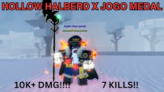 Hollow Halberd X Jogo medal is a BRAINDEAD COMBO GPO BR [upl. by Gnouhc569]