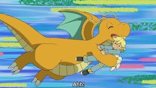 Ash Dragonite with Clemont English Sub HD  pokemon journey [upl. by Justicz689]