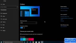 How to Enable Dark Mode in Windows 10 Officially [upl. by Yeldah]