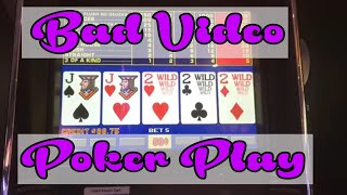 New Bad Video Poker Strategy  Empire City Gambling Vlog 2 [upl. by Cassy]