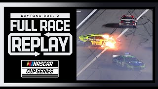 2024 NASCAR Bluegreen Vacations Duel 2 at DAYTONA  NASCAR Cup Series Full Race Replay [upl. by Arlan]