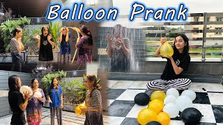 Sab kay sath balloon prank kia  water fight  Rabia Faisal  Sistrology [upl. by Dylan]