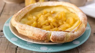 How to Make A Dutch Baby Pancake with Bacon amp Apples  Anne Burrell [upl. by Adnolohs]