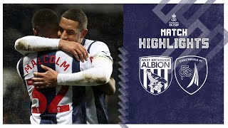 The Emirates FA Cup West Bromwich Albion v Chesterfield highlights [upl. by Aniretak]