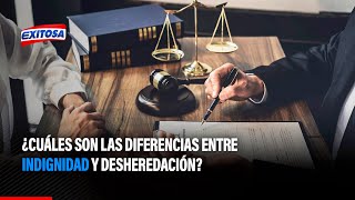 🔴🔵¿Cuáles son las diferencias entre indignidad y desheredación [upl. by Nahgaem996]