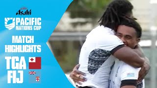 Pacific Perfection ⭐  Tonga v Fiji  Asahi Super Dry Pacific Nations Cup  Match Highlights [upl. by Niassuh197]