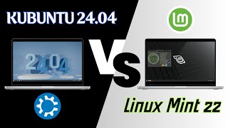 Kubuntu 2404 vs Linux Mint 22  RAM Consumption [upl. by Elohc715]