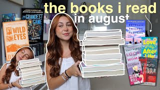 august reading wrap up 📖😎 14 books [upl. by Gabriello757]