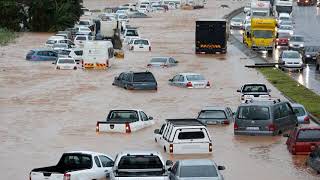 Floods in Durban floodings KwazuluNatal heavy rainfall in South Africa [upl. by Petie248]