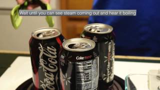 Crush Soda Cans with Atmospheric Pressure [upl. by Anon559]