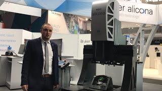 Bruker Alicona presents its optical microcoordinate measuring system µCMM at Control Show 2019 [upl. by Vinnie]