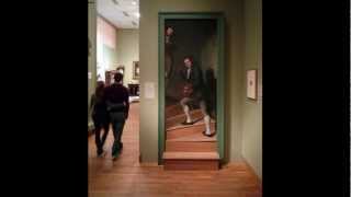 Peale Staircase Group Portrait of Raphaelle Peale and Titian Ramsay Peale [upl. by Ettezyl885]