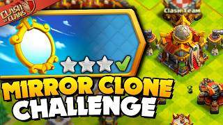 Easily 3 Star Mirror Clone Technique Challenge Clash of Clans [upl. by Hastie]