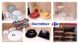 CARREFOUR ARRIVAGE 100  SERVICE VAISSELLE 😳👌 19 septembre 2022 [upl. by Trevorr690]