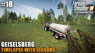 Geiselsberg Timelapse 18 Slurry Spreading Farming Simulator 19 Seasons [upl. by Nohsav144]