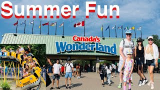 Great Family Experience and WorldClass entertainment  Fun time at Canada’s Wonderland [upl. by Niltiak]