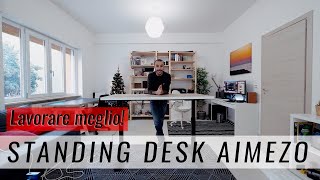 Scrivania Motorizzata Standing Desk Fai Da Te AIMEZO  re upload 2021 [upl. by Olympium]