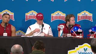 Oklahoma Post Game Press Conference [upl. by Aisenet283]