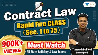 Contract Law  Rapid fire class Sec 175  Contract Law  Linking Laws  By Tansukh Paliwal [upl. by Eniamrahc]