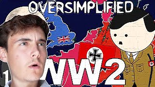 British Reaction to WW2  OverSimplified Part 1  REACTION [upl. by Tshombe]