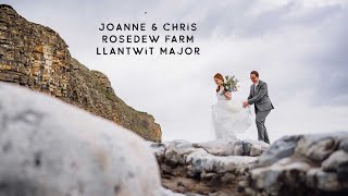 Rustic barn wedding venue Llantwit Major Rosedew Farmers Barns South Wales wedding [upl. by Nosiaj328]