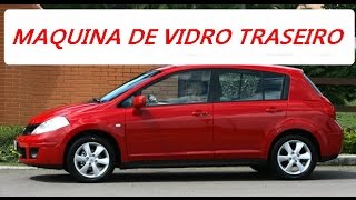 Vidro elétrico manutenção preventiva do Nissan Tiida [upl. by Ahsiea]