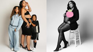 Joie Chavis Shines in Stunning Maternity Shoot Elegance and Beauty Captured [upl. by Rossy158]