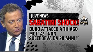 SABATINI SHOCK Attacco duro a Motta in DIRETTA [upl. by Booth]