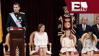 Detalles de la coronación del nuevo rey de España Felipe VI  Global [upl. by Burkitt487]