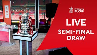 LIVE  Semifinal Draw  Emirates FA Cup 202324 [upl. by Nashbar]