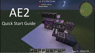 Applied Energistics 2 Quick Start Guide [upl. by Egief]