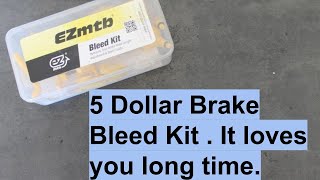 EZmtb Bleed Kit Review AliExpress MTB brake bleed kit [upl. by Nylarad]