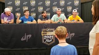 I met Dude Perfect Dude Perfect Tour 2021 [upl. by Cherrita]