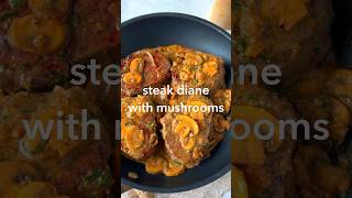 Steak Diane with Mushrooms  A Classic Steakhouse Recipe [upl. by Cicero289]