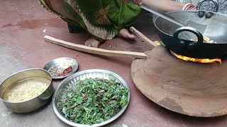 Kosala Saga Bhaja II Pakhala Eating with Saga Bhaja [upl. by Rego573]