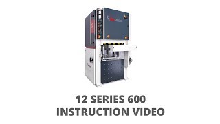 Timesavers 12 series 600 Machine operating instruction video [upl. by Massimo264]