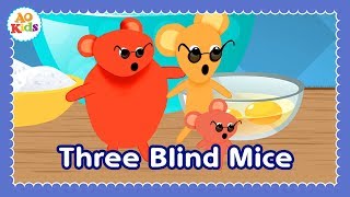 Three Blind Mice  Nursery Rhyme [upl. by Trudey]