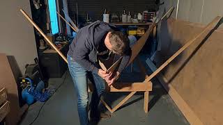 Building my nesting dinghy  a sailing spindrift 10 EP3 [upl. by Seka]