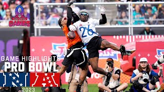 NFC vs AFC Flag Football  2024 Pro Bowl FINALE Game Highlights [upl. by Eldnek776]