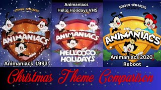 Animaniacs Christmas Intro Comparison 1993 and 2023 [upl. by Notak]