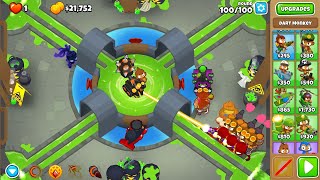 Spillway CHIMPS  배수로 침스  BTD6 3 [upl. by Nilak]