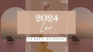 Leo 2024 Forecast Expect Powerful Change  Yearly Reading [upl. by Aelak687]