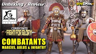 Xesray Studio Combatants Fight for Glory MARCUS AULUS amp INFANTRY ROMAN SOLDIERS Unboxing amp Review [upl. by Han]