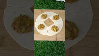 Easiest way Samosa Folding Method 🤩 shorts samosa viral food [upl. by Argile302]