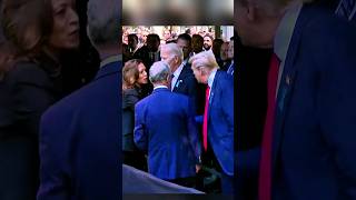 Trump amp Harris shake hands during 911 memorial service川普和哈里斯在 911 追悼會上握手 [upl. by Tomlin]