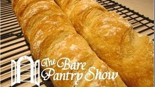 Easy Homemade Baguettes No Yeast Proofing [upl. by Boone691]