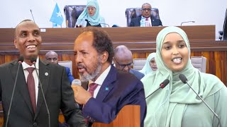 Xildhibaan Gobsan Maxamuud quotMadaxweyne iyo madaxweyne ku xigeen waa taageersanahay [upl. by Euqenimod]