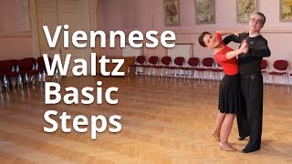 Viennese Waltz Basic Steps  Dance Routine and Figures [upl. by Audette730]