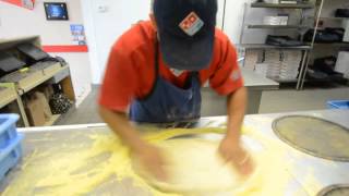 Dominos guy makes 3 Pizzas in 39 Seconds  Sarasota HeraldTribune [upl. by Fachanan67]